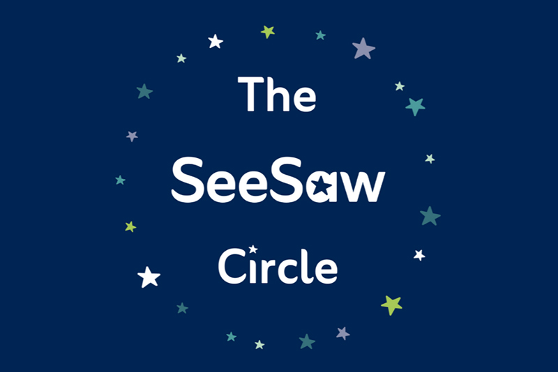 The SeeSaw circle logo