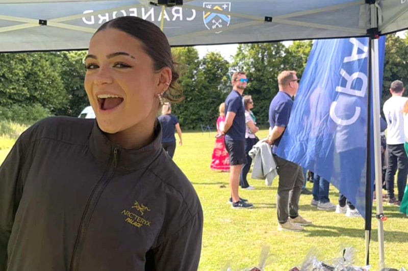 Young ambassador at a stall